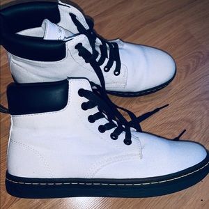 Doc Marten’s white high tops